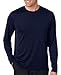 Hanes Men's Long Sleeve Cool Dri T-Shirt UPF 50+, X-Large, 2 Pack ,1 Graphite / 1 Navy
