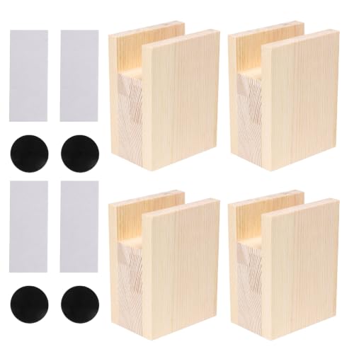 Yibuy 4X Furniture Table Lifter Sofa Risers 4x10CM Groove 4 Inch Lift Height by Yibuy - Used condition - US$16.50