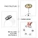 Hemoton 2pcs Cymbal Tambourine Set and Construction for Enhanced Sound for Drum Kits and Percussion Instruments for Jazz and Live