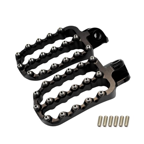 CNC-geschmiedete Fußrasten, Pedale, kompatibel mit KTM 690 790 950 990 1090 1190 1290 Super Adventure R Supermoto RT Enduro SMC SMR(Black)
