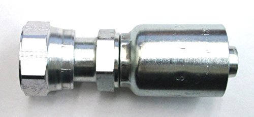 HF 1JS77-08-08 - Parker 1JS77-8-8 Fitting 1/2'' Hose X 1/2'' Female Seal-Lok - Swivel - Long (Forseal/O-Ring Face)