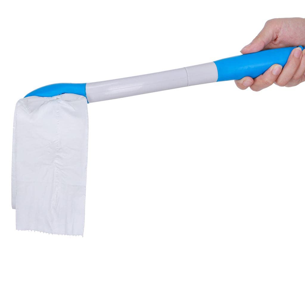 predolo Aides à L'auto-essuyage Des Toilettes, Aide Aux Toilettes Pince pour Papier Toilette, Aide à L'essuyage des Toilettes Pliable, pour Femmes Enceintes, Handicapées, Blessées