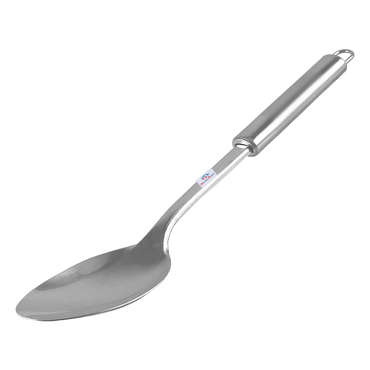 Heart Home Spoon|Stainless Steel Cooking Spoon|Serving Spoon|Kitchen Spoon|Nonstick Chamach for Kitchen|7 cm (Silver)
