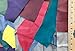 Scrap Upholstery Leather Craft Bright Rainbow Colors Mix 2 Lbs 10 Sf