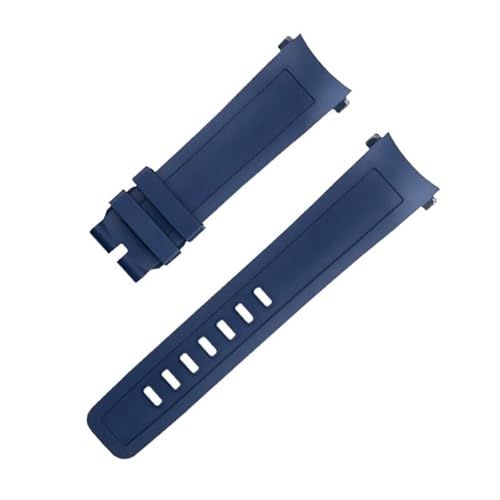 TPUOTI Correa para reloj IWC Aquatimer Family Fluoro de goma, 2 estilos, extremo curvado, 22 mm, liberación rápida, talla única, Agate