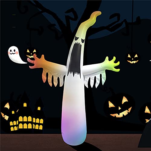 Tzsmat Halloween White Ghost Outdoor Decoration Build-In Led Lights For Halloween Decorations Outdoor Yard Garden Lawn #TOP5