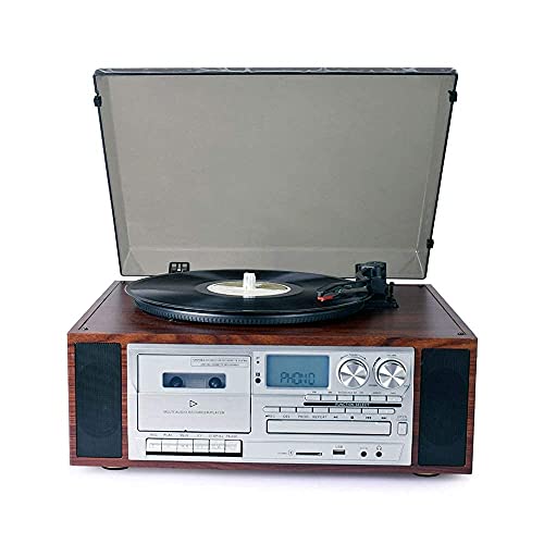 Tourne-disque vinyle rétro, boîte à musique, platine phonographe vintage avec haut-parleurs stéréo intégrés, support PC Rec - Les Beatles, Paul McCartney, John Lennon, RIngo Starr, George Harrison Tourne-disque vinyle rétro, boîte à musique, platine phonographe vintage avec haut-parleurs stéréo intégrés, support PC Rec