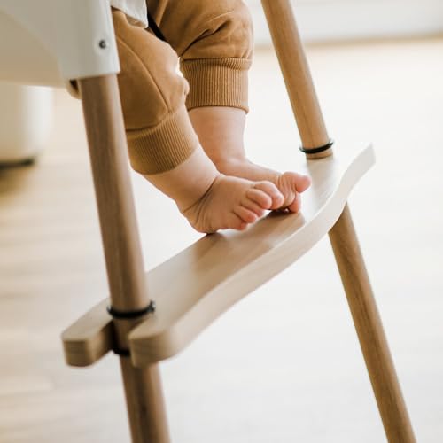 LIMMALAND Höhenverstellbare Fußstütze passend für IKEA ANTILOP Hochstuhl Ergonomische Unterstützung für die Körperhaltung deines Babys - 100% Buche - Made in Germany (Buche)