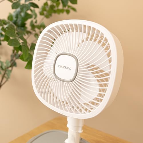Cecotec Ventilateur Portable Pliable avec Lumière LED EnergySilence 1000 FoldAir. Batterie 8000mAh Oscillation Automatique 10 Pouces 3 Vitesses Lumière à 3 Tons Contrôle Tactile - vue 6