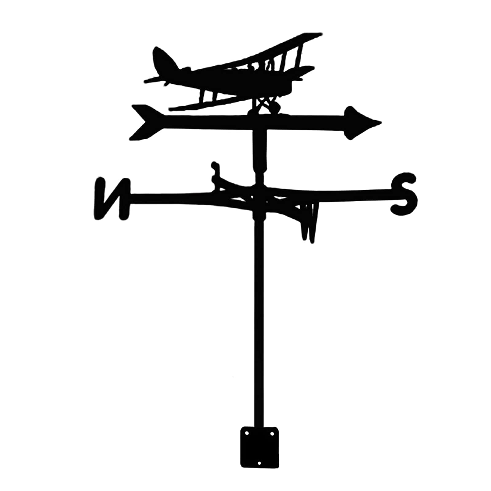 TAXXII Metal Weathervane for Garden Weather Vane Decoration with Animal Sculptures Wind Measuring Tool Gift Home Direction Indicator