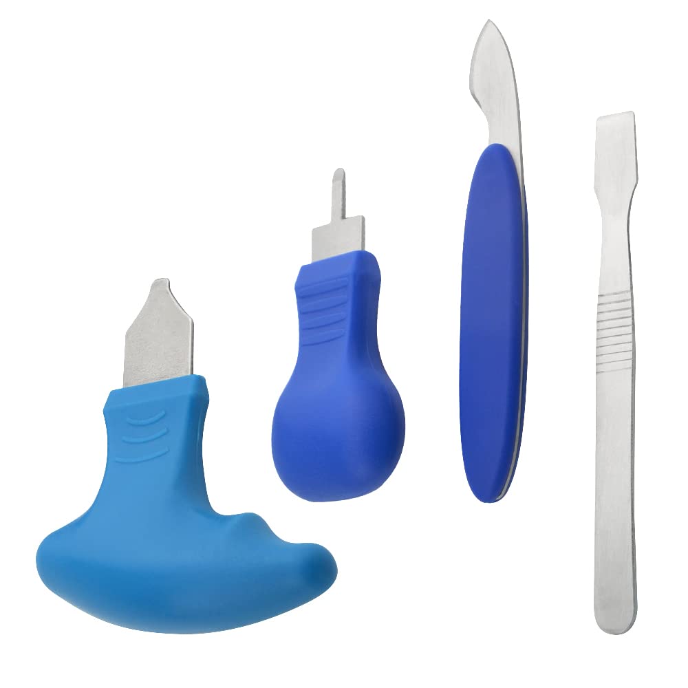 XINMEIWEN 4Pack Model Separator Model Part Opener Basic Tool Set for Building Splitting Car Model Airplane Model (Blue)
