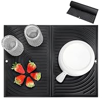 Tappetino scolapiatti in silicone 446x203 mm grigio | Leroy Merlin