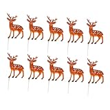 Photo Gallery labrimp 10 pezzi cake picks decorativi natalizi forma di cervo decorazioni in sicura per torte cupcake e dolci riutilizzabili e creative per feste di natale Photo Gallery labrimp 10 pezzi cake picks decorativi natalizi forma di cervo decorazioni in sicura per torte cupcake e dolci riutilizzabili e creative per feste di natale