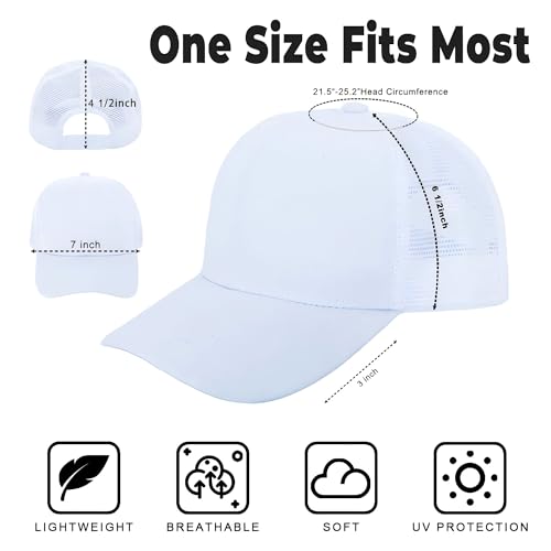 Image of ZH 12 Pack Mesh Trucker Hats, Bulk Baseball Caps for Men and Women, Trucker Cap Wholesale