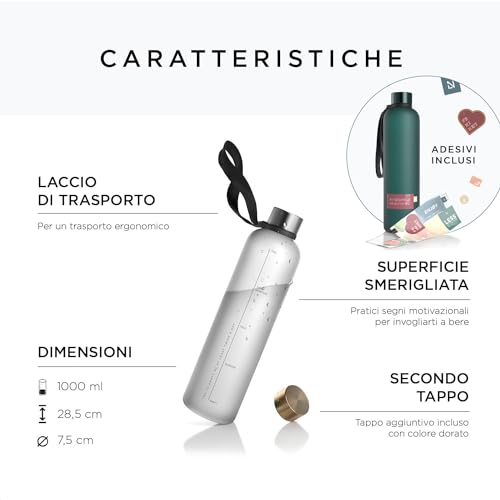 LARS NYSØM Borraccia 1l | Bottiglia acqua 1000ml