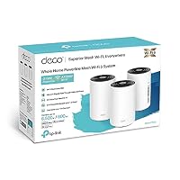TP-Link Deco PX50 Powerline WLAN Mesh Set (3er Pack), Dualband Wi-Fi 6 AX3000 + G.hn G1500, ideal zur großer Räume und Dicker Mauern, empfohlen für Häuser mit 4-6 Schlafzimmern, WPA3 – Ansicht 7