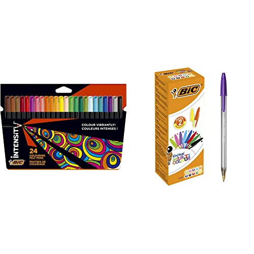 BIC Intensity, Color Up, Pennarelli Colorati Punta...