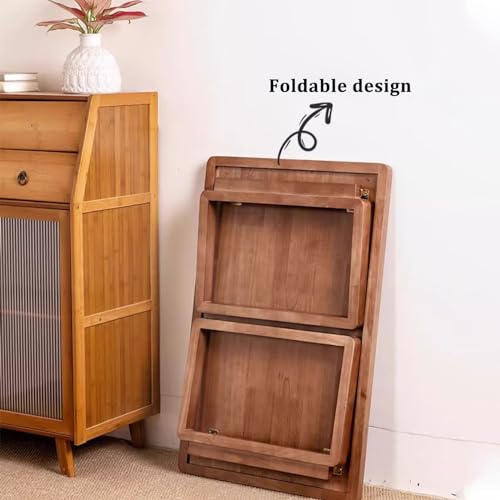 Table basse pliable en bois massif pour petit salon et studio - 7