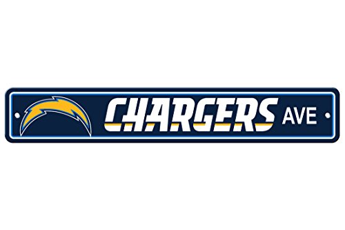 San Diego Chargers Plastic Street Sign 