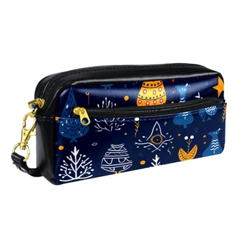 Astuccio estetico Sacchetto di matita Cervo fiocco di neve angolo Natale Scatola di