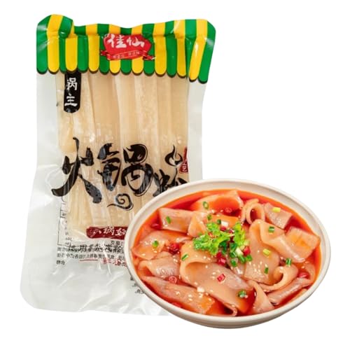 WSYLS-Autentici noodles cinesi larghi 100 g*1, noodles larghi salutari non fritti | comodità immediata | Sapore asiatico