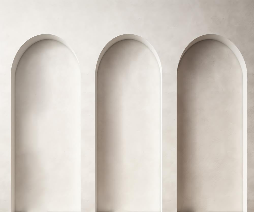 Kate 10×8ft White Art Arch Backdrop Photography Indoor Minimalist Background Studio Props for Image Video