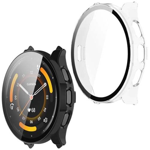 KXXN[veN^[tn[h|J[{l[gP[X 2pbN Garmin Venu3 GPSX}[gEHb`یJo[ op[VFK[hANZT[ (ubN+NA)