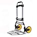 Pliant camion, 330lbs portable bagages en aluminium robuste avec poignée trolley panier et 2 Roues Telescoping for Voyage, Shopping ou industriel achats