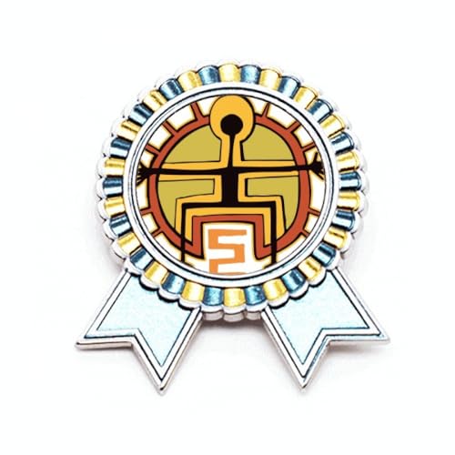 Broche totem du soleil égyptienne M en métal pour fixer vos écharpes et éviter qu'elles glissent