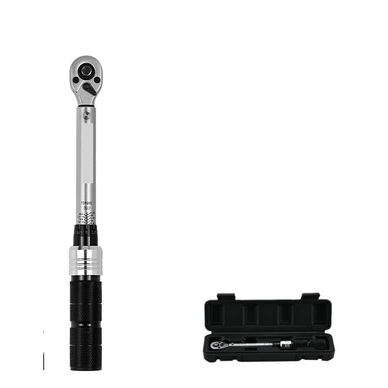Chiave dinamometrica a scatto da 1/2" 3/8" 1/4" 72 denti ±3% Strumenti professionali for la riparazione di biciclette e auto ad alta precisione(60-330N.m 1-2)