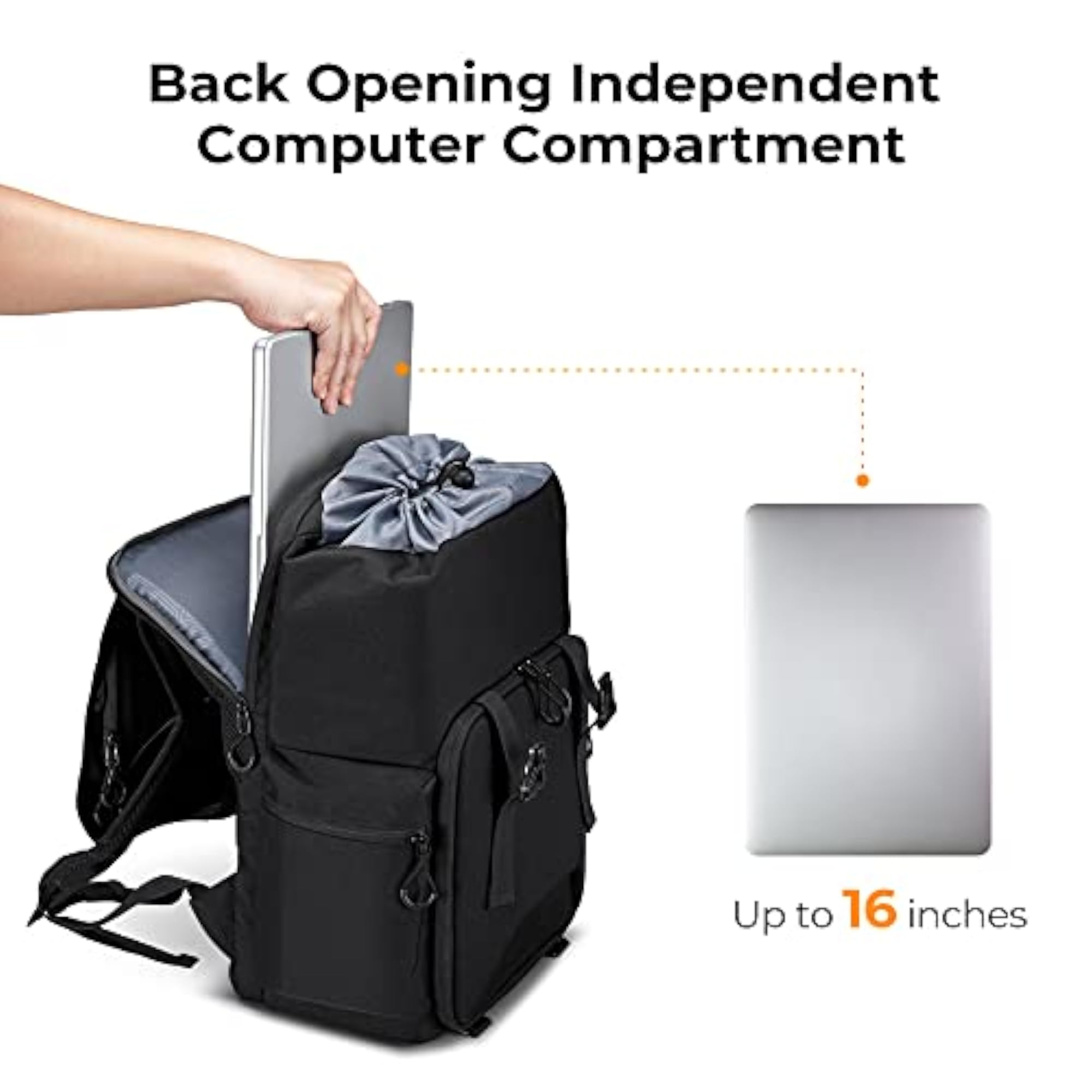 Hard Shell Camera Backpack Waterproof SLRDSLR Bag