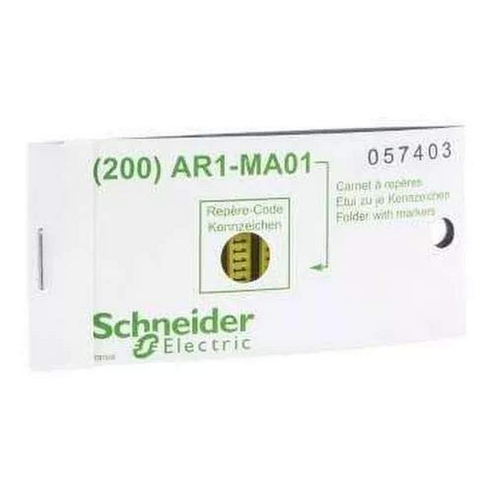 Маркувальна гільза Schneider AR1MA012, жовта, одиниця пакування: 200 шт., кількість 2