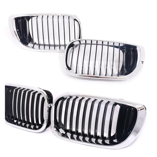 Grille de calandre BMW E46 Facelift robuste en ABS noir mat antichoc