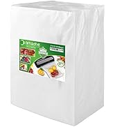 WVacFre 200 Pint Size 6x10Inch Vacuum Sealer Freezer Bags com grau comercial, livre de BPA, pesado...