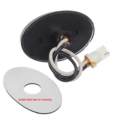 Partsam Replacement For Ford F350 F450 F550 1999-2010 Led Side Fender Marker Light Smoked Full Kit Dually Bed Fender Side Mount Light Clearance Compatible With Ford Super Duty Aftermarket Front Rear #TOP5