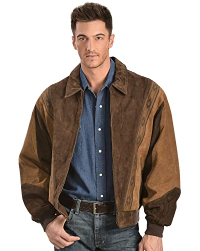 Image of Two-Toned Boar Suede Men's Jacket by Scully