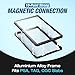 (3-Pack) SellCCG PSA Slab Shell Case Graded Card Guard PSA, TAG & CGC Metal Magnetic UV Protection Glass Display Bumper Box Protector (Black)