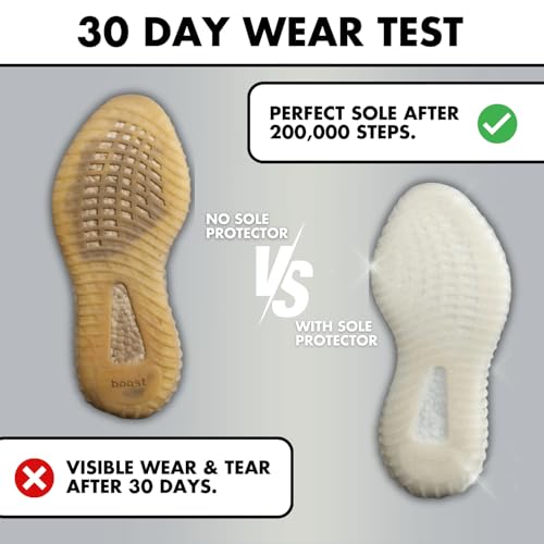 Sneakersoul Sole Protector (1 Pair) - 6 Inch X 15 Inch Clear Shoe Sole Protector For Sneakers thumb #1
