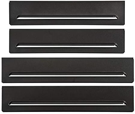 Blackstone 5015 Wind Guards for 36" Griddle Front and Rear Grease Model Premium Grill Accessories Heavy Duty Easy to Use and Clean Black Windscreen for Outdoor Backyard BBQ Cooking