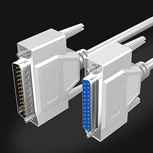 Printer Accesstories 25Pin DB25 Parallel Male to Female LPT Printer DB25 M F Cable 1.5M Computer Cable Printer Extending Cable 25 Pin LPT| | - - (Color: White)