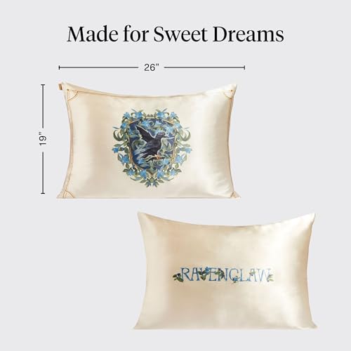Kitsch & Harry Potter Satin Pillowcase W/Zipper - Size 19x26, Ravenclaw - image 4