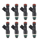 Dasbecan 8 Pcs Fuel Injectors Nozzle 12594512 Compatible with 2007 2008 2009 GMC Yukon Sierra 1500 Chevy Tahoe Avalanche Silverado 1500 5.3L 6.0L V8 FLEX/GAS Replaces# 217-2436