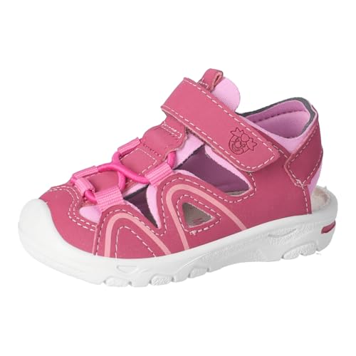 RICOSTA Mädchen Sandalen Gary Kinder Lauflernschuhe Weite: Mittel waschbar Outdoorsandalen Klettverschluss Fuchsia/rosada (360) 26 EU