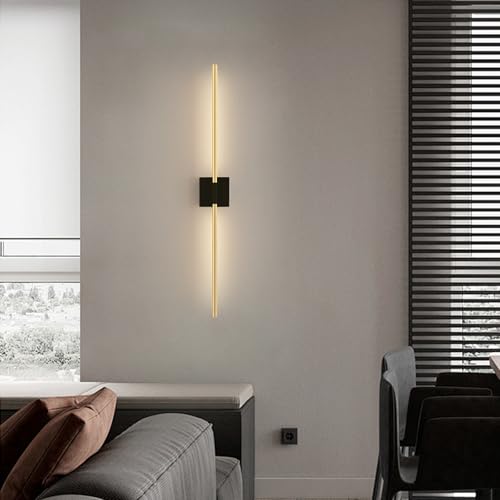 Apliques de pared LED modernos con control táctil regulable y lámpara giratoria 360° 7