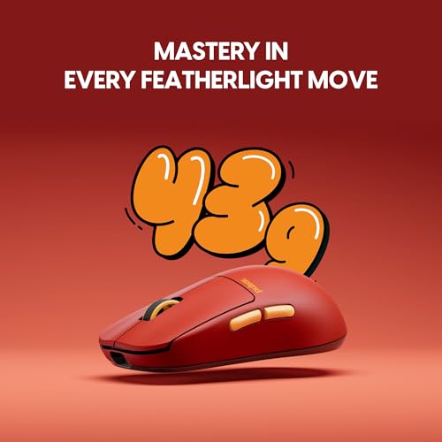 Image of Pulsar Gaming Gears X2H Crazylight Wireless Gaming Mouse, Ultra Lightweight 1.51 oz (43g), Optical Switch, 32000 DPI, 750 IPS, XS-1 Sensor, 8k Compatible (Medium, Wildscape Volcano)