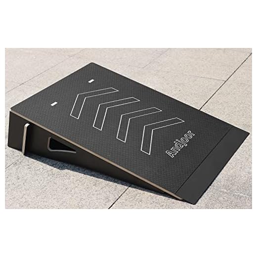 Andjoor Skateboard ramp Bike ramp Scooter ramp Skate ramp RC ramp BMX ramp RC car ramp Dirt Bike ramps for Kids Jumping - Skateboard Accessories for Boys and Girls with Skateboard ramps and Jumps