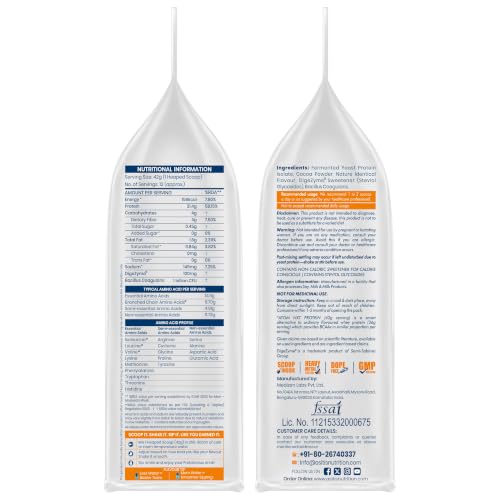 Image of AS-IT-IS ATOM NXT Protein Irish Chocolate, 500g - 31g Muscle Fuel from Yeast Protein with DigeZyme