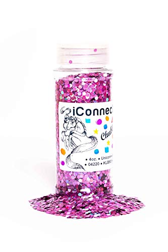 Iconnectwith Glitter – Unicorn Purple, Chubby Holographic Glitter; Multi-Use For Crafts, Decorations, Nail Art, Makeup, Tumblers, Resin Art, And Diy Projects #TOP5