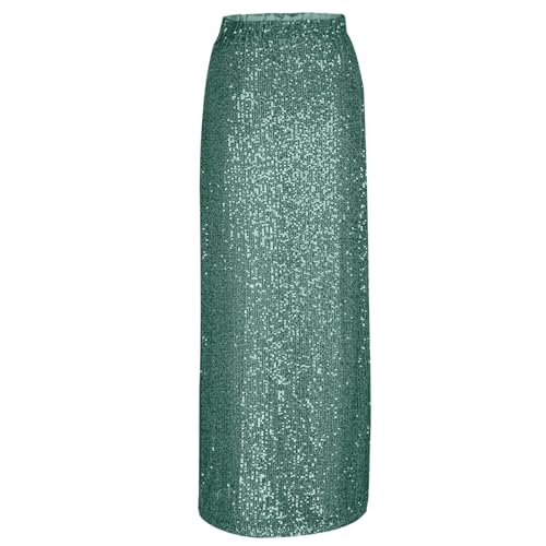 Women Sequin Ankle Skirt Stretchy Dinner Party Prom Cocktail Maxi Skirts Fashion Formal Gorgeous Sparkly Long Skirts4