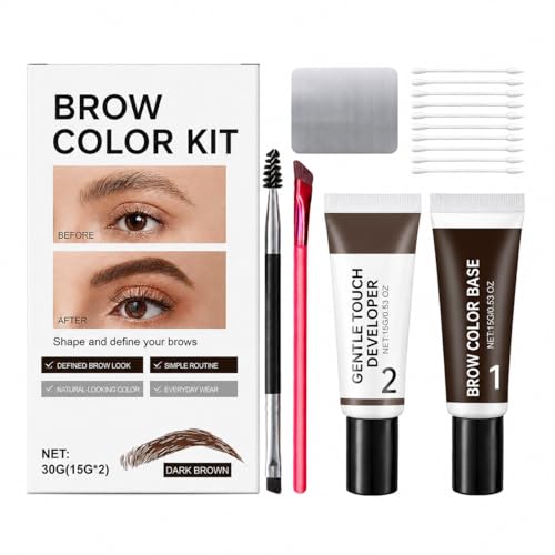 2-in-1 Dark Brown Long-Lasting Kit